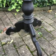 Schwarzer Beistelltisch, Holztisch, Tisch (Antiquität)