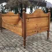 Antikes Holzbett, Bett, Tagesbett (Gründerzeit, Antiquität)