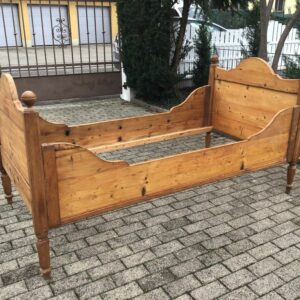 Antikes Holzbett, Bett, Tagesbett (Gründerzeit, Antiquität)