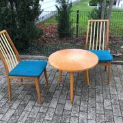 50/60er Jahre Möbel, Tisch mit 2 Stühlen (Vintage, Retro)