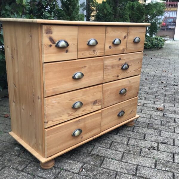 Kleine Kommode, Schubladenkommode (Landhaus, Apothekerschrank-Stil)
