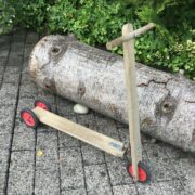 Kinderroller, Tretroller, Holzroller (Vintage, Dekoration, Shabby)