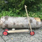 Kinderroller, Tretroller, Holzroller (Vintage, Dekoration, Shabby)