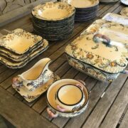Keramik, Geschirr, Service (Antiquität, Shabby, Landhaus)