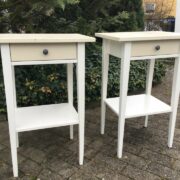 2 Nachttische zum Herrichten, Beistelltische