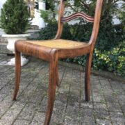 Antiker Stuhl, Holzstuhl (Antiquität, Biedermeier)