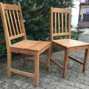 2 Holzstühle, Stuhl, Sitzgelegenheiten