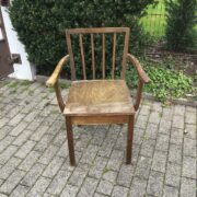 Holzstuhl, Toilettenstuhl, Deko (Mid-Century, Vintage)