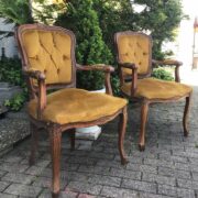 2 kleine Sessel, Polstersessel (Antiquität)