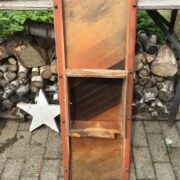 Großer, alter Krauthobel mit Krautstecher (Shabby, Landhaus, Deko)