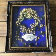 Bild, Antiquität von 1886, Brautkasten (Deko, Hochzeit)