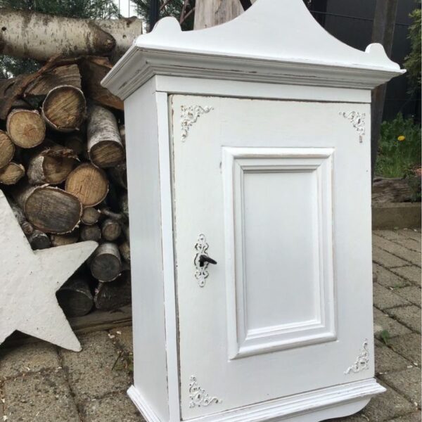 Kleines Holzschränkchen, alter Hängeschrank (Shabby, Landhaus)