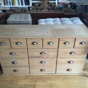 Apothekerschrank, Kommode, Sideboard, Erlenholz