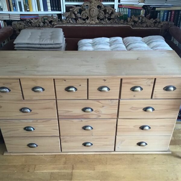 Apothekerschrank, Kommode, Sideboard, Erlenholz