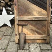 Großer, alter Krauthobel mit Krautstecher (Shabby, Landhaus, Deko)