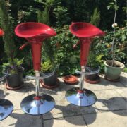 3 Barhocker, Barstuhl (höhenverstellbar, neuwertig)