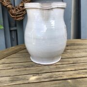 Keramikkrug, Vase handgetöpfert (Shabby, Landhaus, Dekoration)
