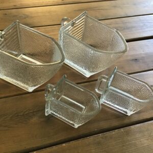 Glasschütten, Pressglas GERRIX Vorratsgefäß Schuber (Vintage)
