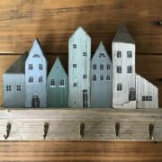 Handgefertigtes Schlüsselbrett, Hakenleiste (Shabby, Landhaus)