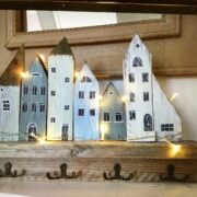 Handgefertigtes Schlüsselbrett, Hakenleiste (Shabby, Landhaus)