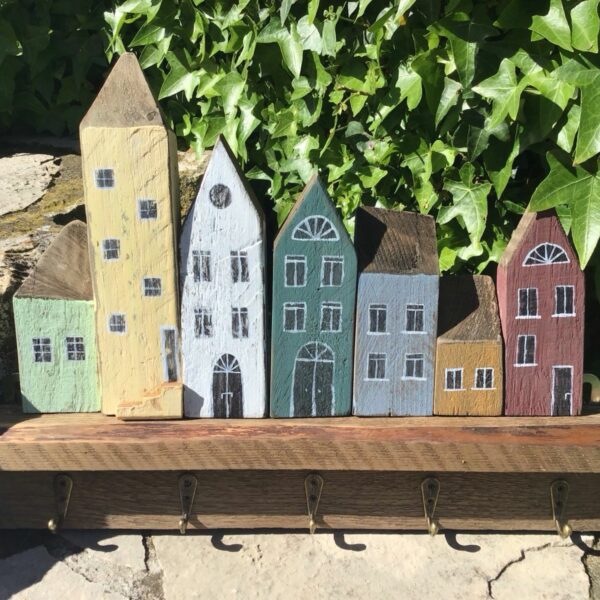 Handgefertigtes Schlüsselbrett, Hakenleiste (Shabby, Landhaus)