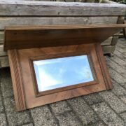 Holzspiegel mit Ablage, Aufsatz, Bastelmaterial