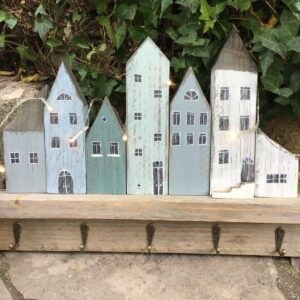 Handgefertigtes Schlüsselbrett, Hakenleiste (Shabby, Landhaus)