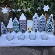 Adventsgesteck, Gesteck, Dekoration, Tischdeko (handgefertigt)