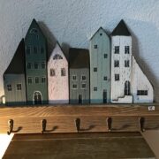 Handgefertigtes Schlüsselbrett (Weihnachten, Geschenk, Dekoration)