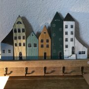 Handgefertigtes Schlüsselbrett (Weihnachten, Geschenk, Dekoration)