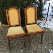 2 antike Stühle, Holzstühle, Stuhl (Antiquität, Gründerzeit) 2 antike Stühle, Holzstühle, Stuhl (Antiquität, Gründerzeit)