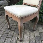 Antiker Polsterstuhl, Stuhl, Eiche, Holzstuhl (Antiquität)
