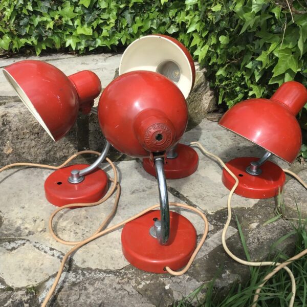 Vintage Lampe von Christian Dell für Kaiser Idell, 1930er (Nachttischlampe, Schreibtischlampe) Industriedesign, Bauhaus, Baby Kaiser Idell