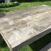 Gartenmöbel-Set, Gartentisch und 2 Holzbänke (Akazie) Gartenmöbel-Set, Gartentisch und 2 Holzbänke (Akazie)