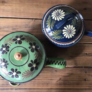 2 Keramiktöpfe, Steingut (Shabby, Landhausstil, Deko)