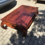 Couchtisch, Holztisch, Beistelltisch (Kolonialstil)