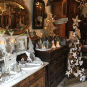 Handgefertigter Weihnachtsbaum, Christbaum, Weihnachtsdeko (Shabby)
