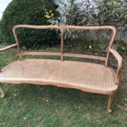 Antikes Sofa, Sitzbank, Sitzgelegenheiten, Holzbank (Landhausstil)