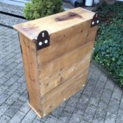 Großes, antikes Holzschränkchen, Wandschrank (Shabby, Landhaus)