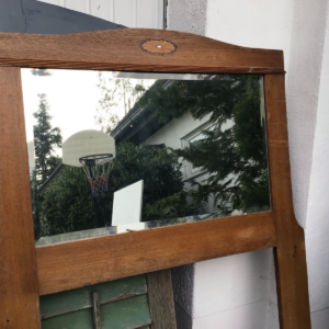 Großer geschliffener Spiegel (Antiquität, Shabby, Dekoration)