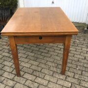 Ausziehbarer Jugendstil Esstisch, Tisch, Holztisch (Antiquität)