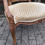 Kleiner antiker Sessel, Polstersessel (Antiquität, Vintage)
