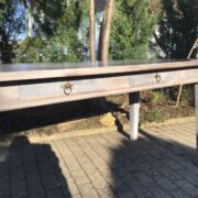 Holztisch mit Schubladen, Esstisch, Schreibtisch (Shabby)