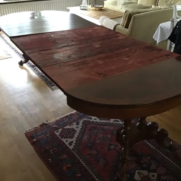 Antiker ausziehbarer Esstisch, Holzisch, Tisch (Antiquität)