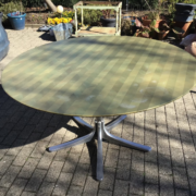 Original 60er Designertisch, Esstisch, Gartentisch