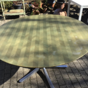 Original 60er Designertisch, Esstisch, Gartentisch