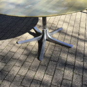 Original 60er Designertisch, Esstisch, Gartentisch