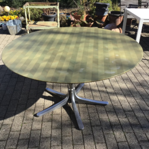 Original 60er Designertisch, Esstisch, Gartentisch