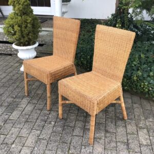 2 Rattanstühle, Stuhl, Esszimmerstuhl