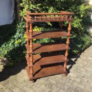 Antikes Holzregal, Wandregal, Regal (Antiquität, Gründerzeit)